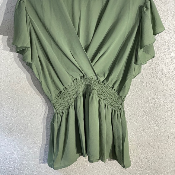 JON & ANNA Contemporary Mint Green Blouse Top - Picture 5 of 5